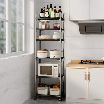 Multipurpose Kitchen Storage Rack with Wheels