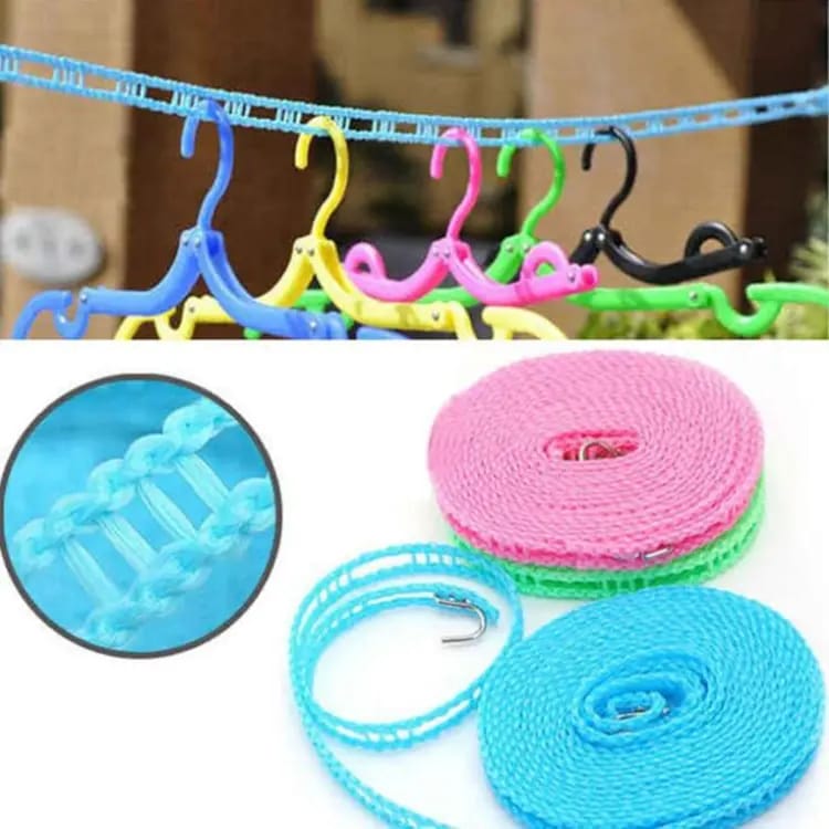 5 meters portable windproof non slip cloth line