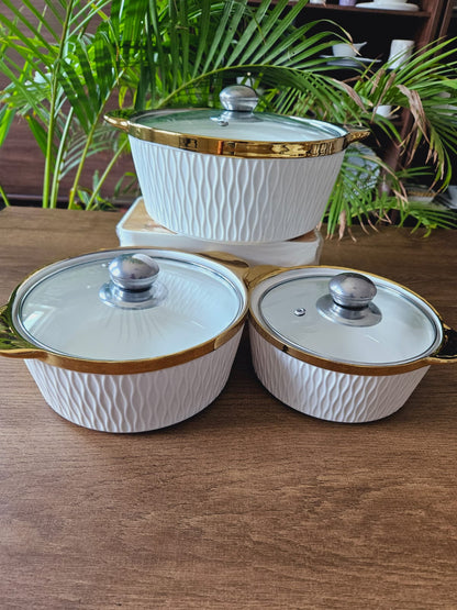 3-Piece Ceramic Serving Dish Set