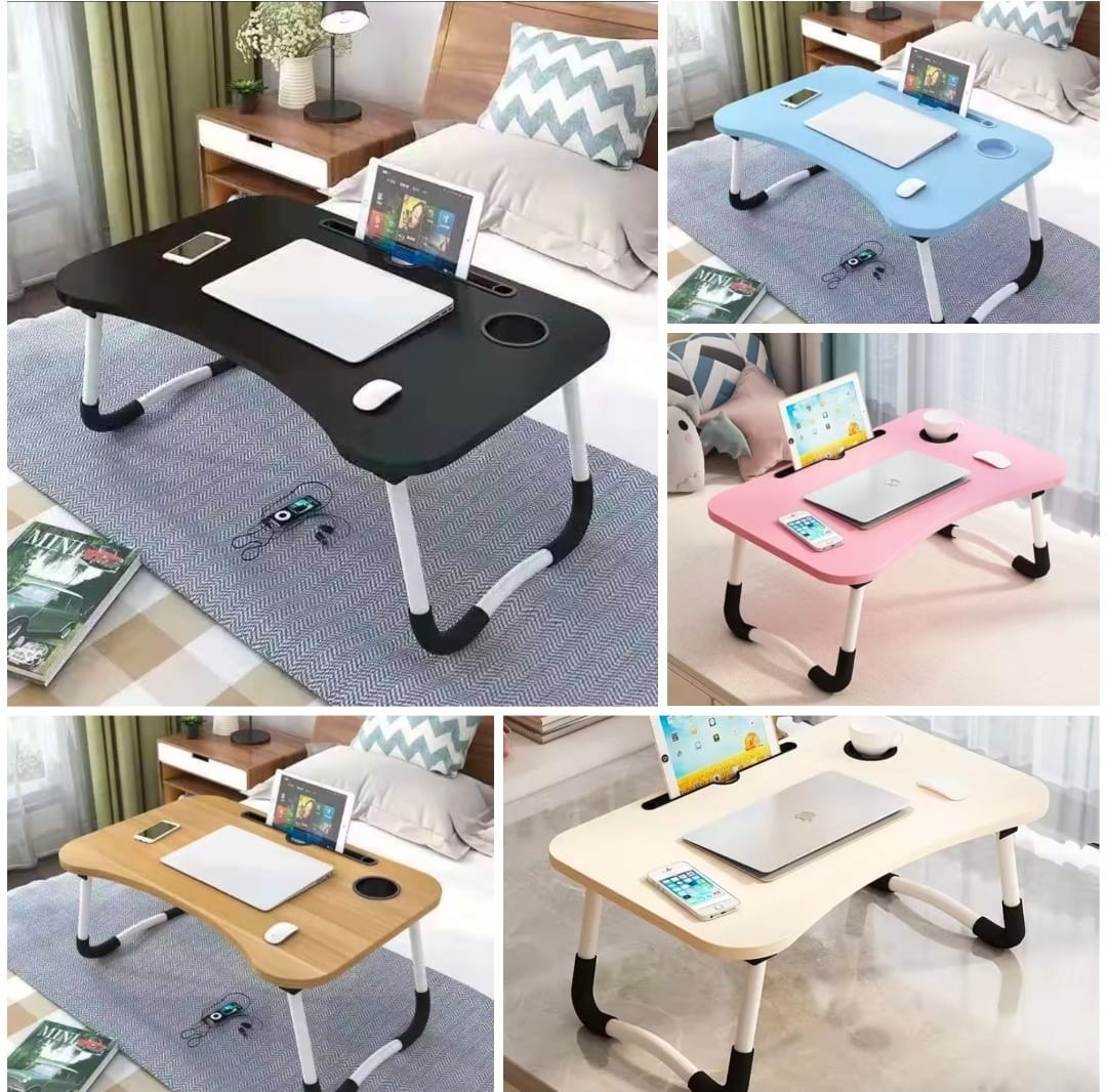 Foldable Breakfast & Laptop Table – 40x60x28cm