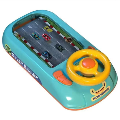 Kids Steering Wheel Racing Toy with Suction Cup Mount