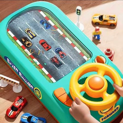 Kids Steering Wheel Racing Toy with Suction Cup Mount