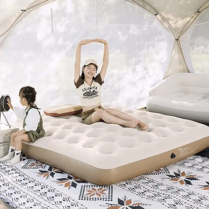INTEX Inflatable Mattress Set with Electric Pump & 2 Pillows