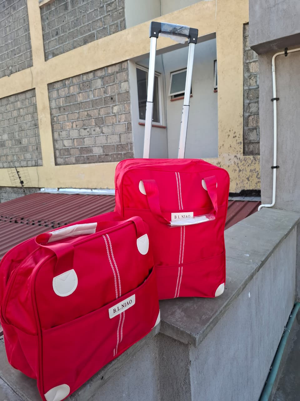 2-in-1 High-Quality Large Trolley Travel Bag Set