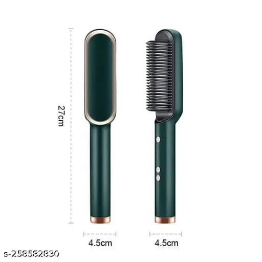 Electric Hair Straightening Comb with Adjustable Temperature Control