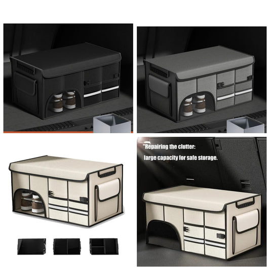 Car Trunk Foldable Storage Box Organizer – 60x35x30cm