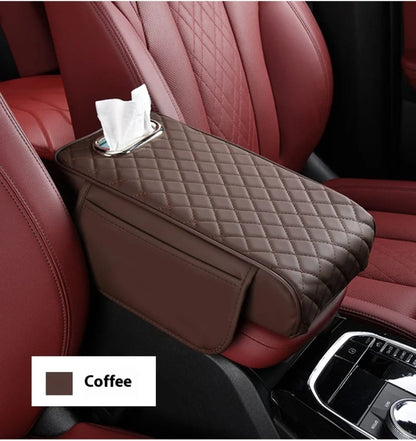 2-in-1 Car Armrest with Tissue Storage