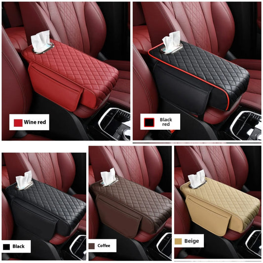 2-in-1 Car Armrest with Tissue Storage