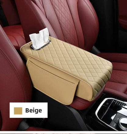 2-in-1 Car Armrest with Tissue Storage