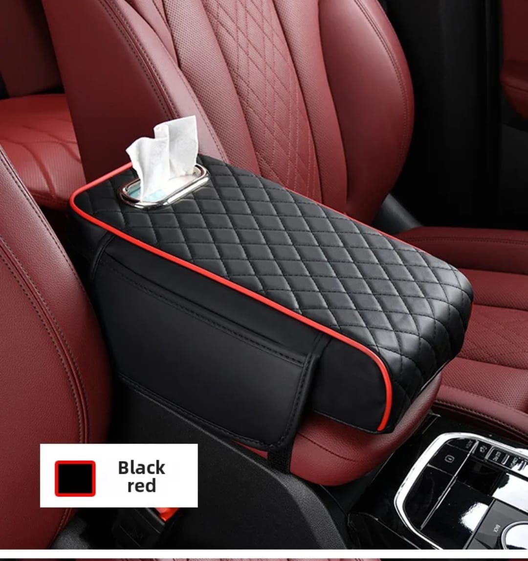 2-in-1 Car Armrest with Tissue Storage