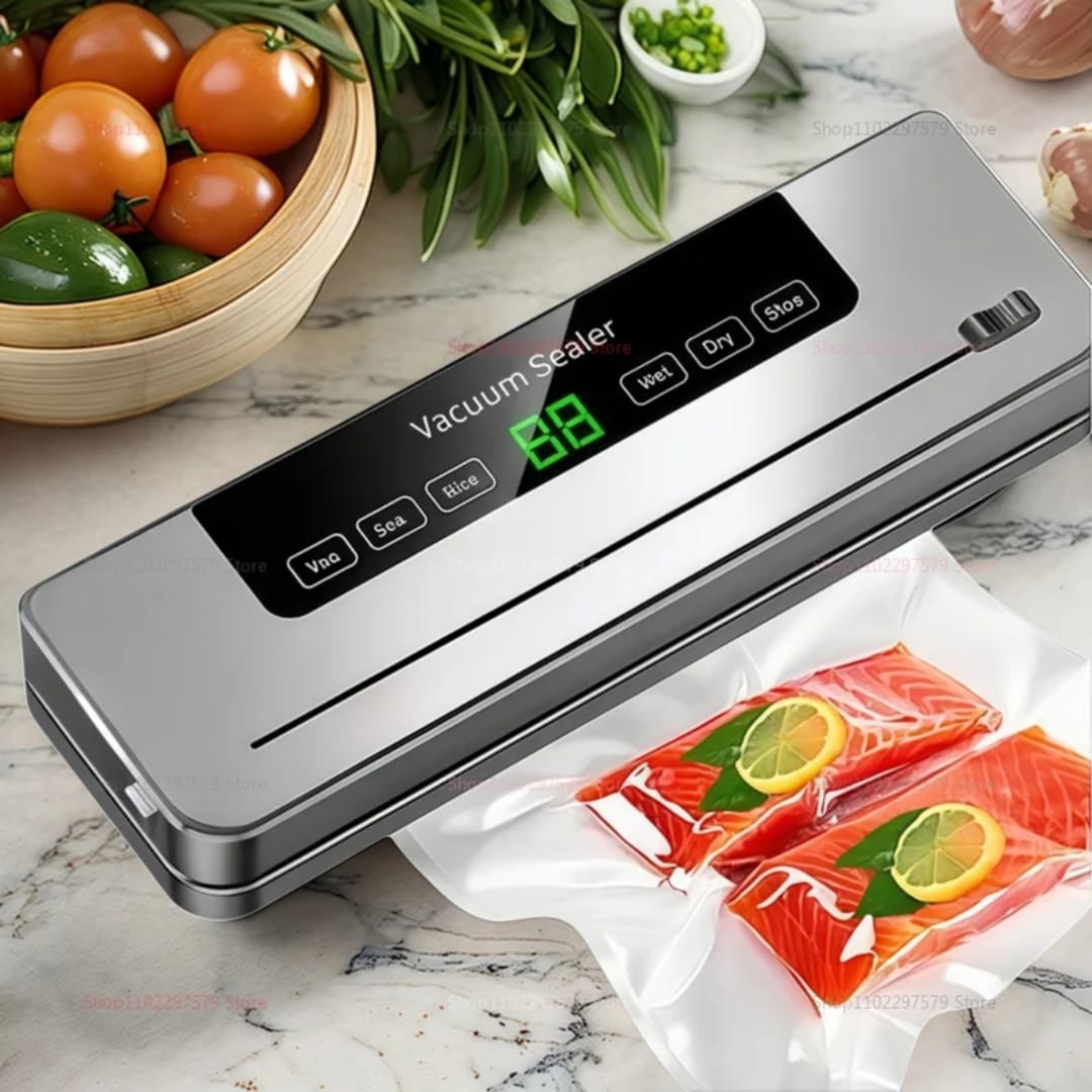 Electric Vacuum Sealer Machine with 50 Free Packaging Bags