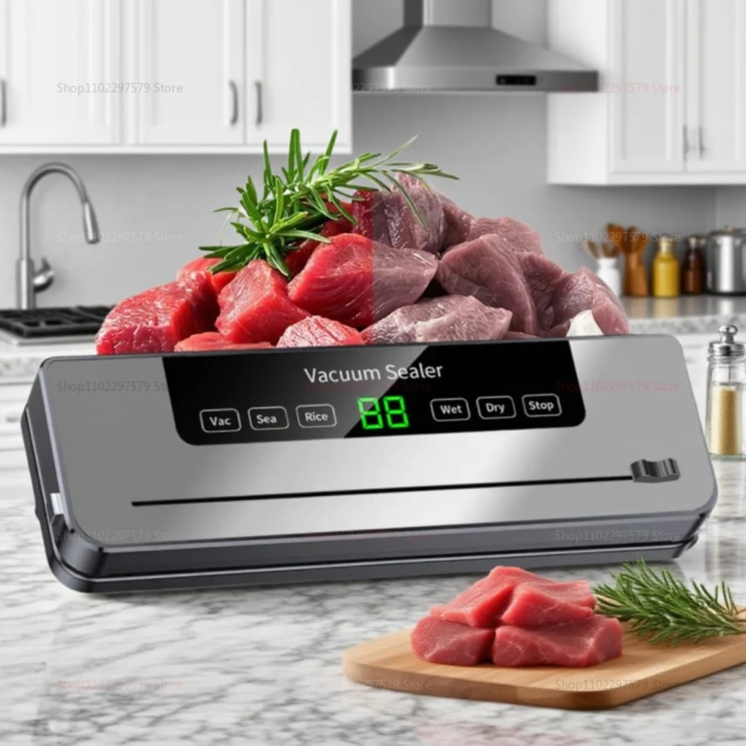 Electric Vacuum Sealer Machine with 50 Free Packaging Bags