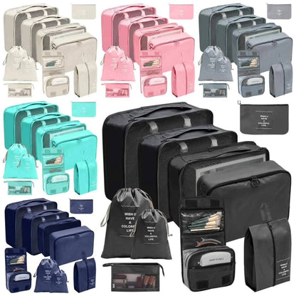10-Piece Luggage Travel Organizer Set