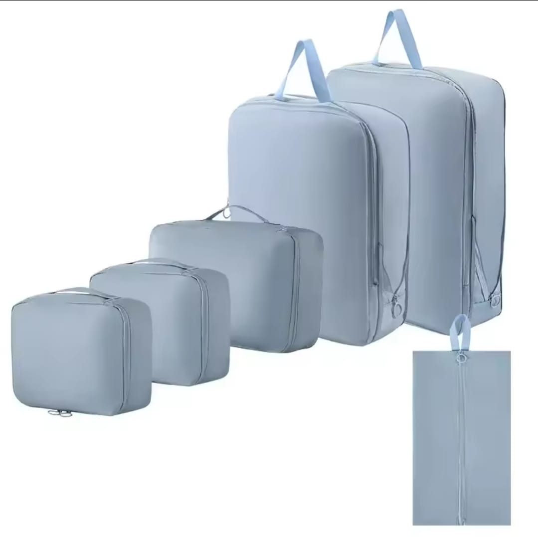 6-Piece Set Compressible Waterproof Travel Bags