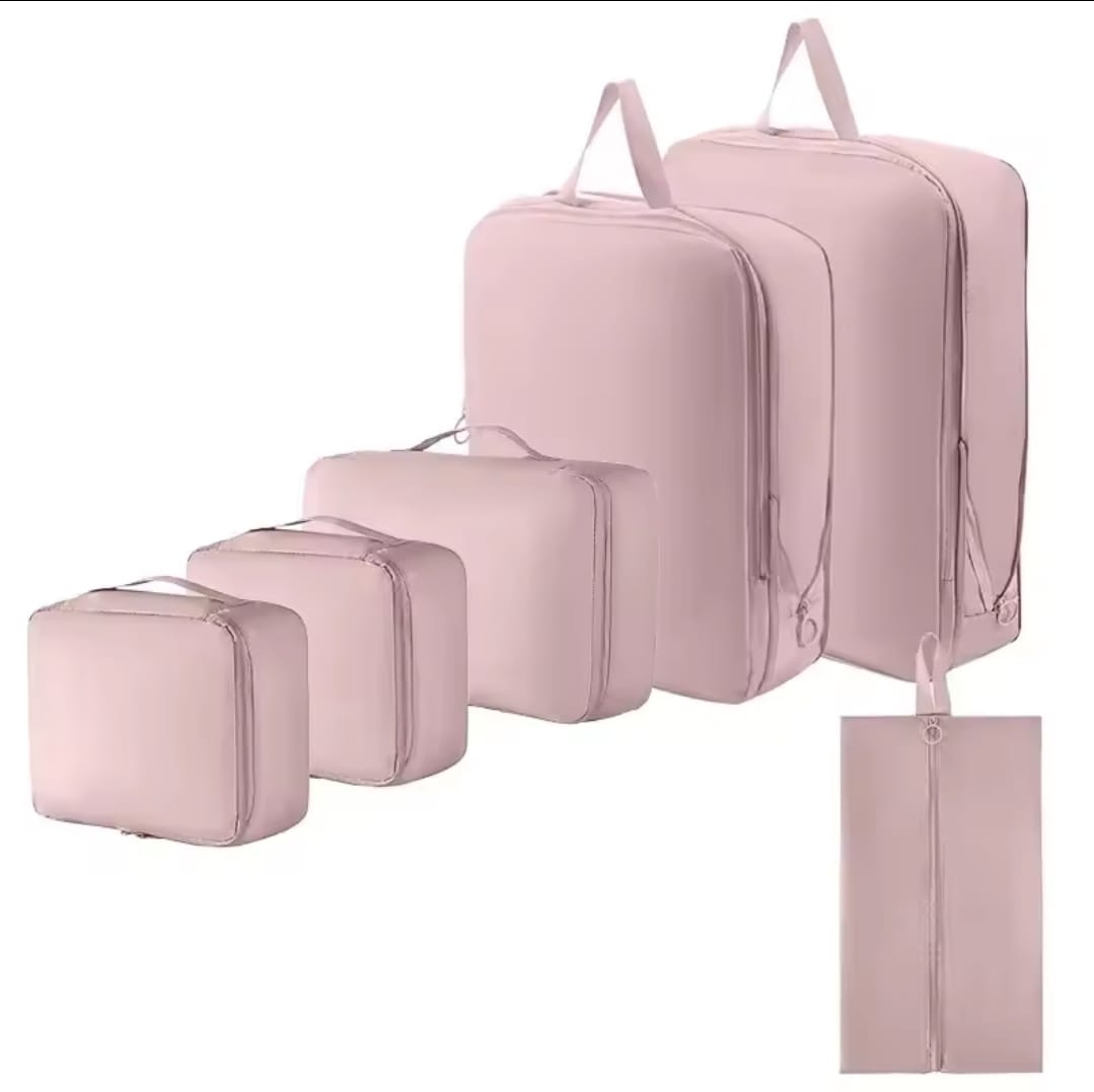 6-Piece Set Compressible Waterproof Travel Bags