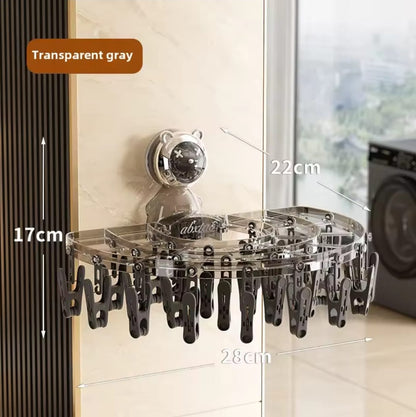 Wall-Mounted Clothes & Socks Rack