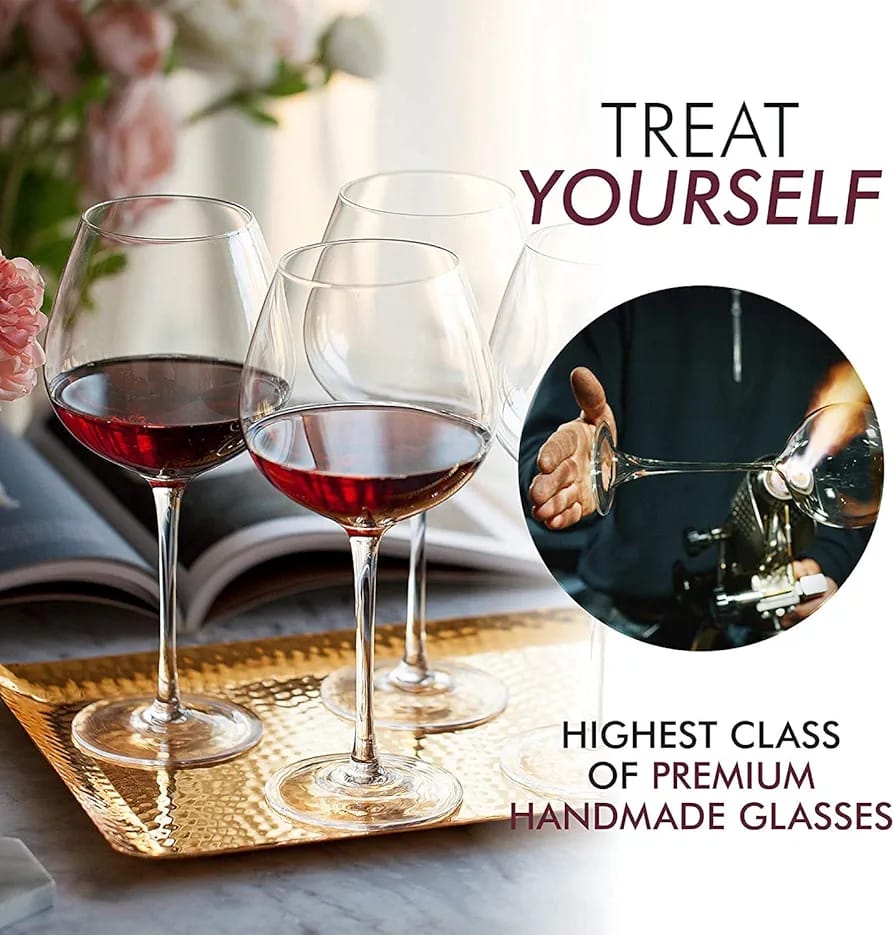 Medium Bulb Wine Glass – 500ml 6pcs