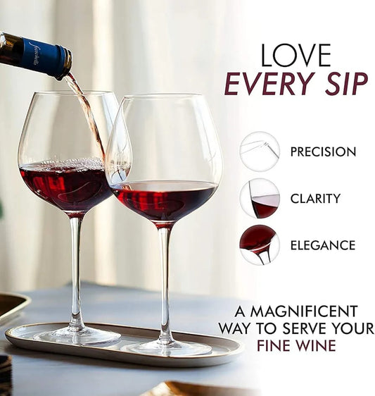 Medium Bulb Wine Glass – 500ml 6pcs
