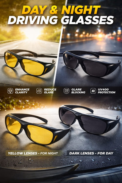 HD Vision Wrap-Around Glasses