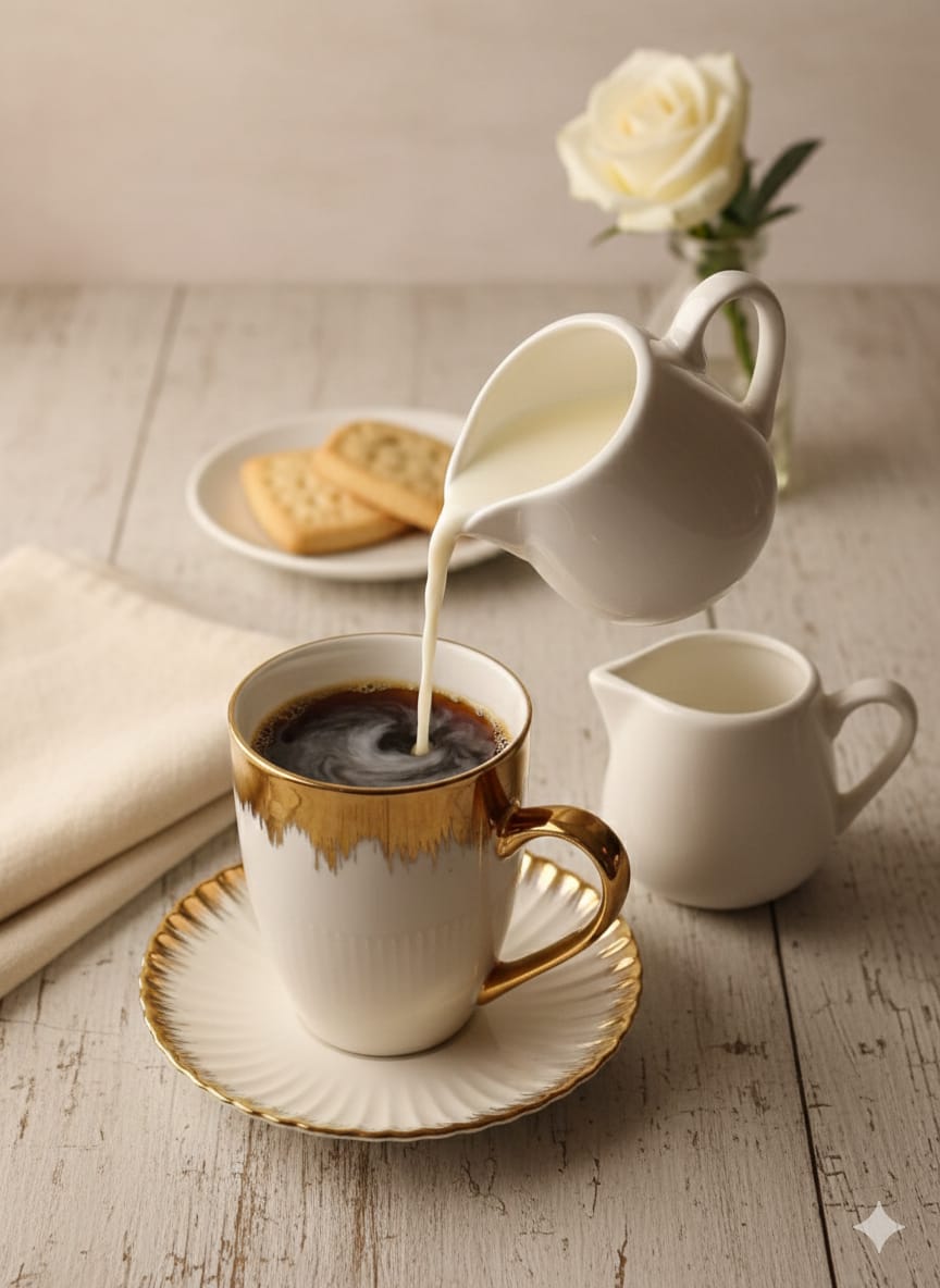 Royal Aurum Gold Accent Tea & Coffee Set