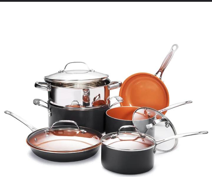 Gotham 10-Piece Non-Stick Ceramic Titanium Cookware Set