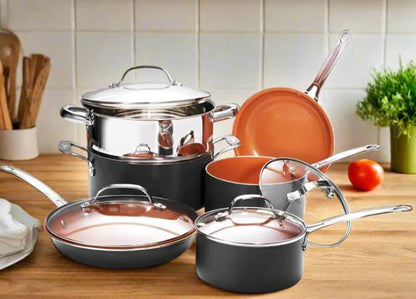 Gotham 10-Piece Non-Stick Ceramic Titanium Cookware Set