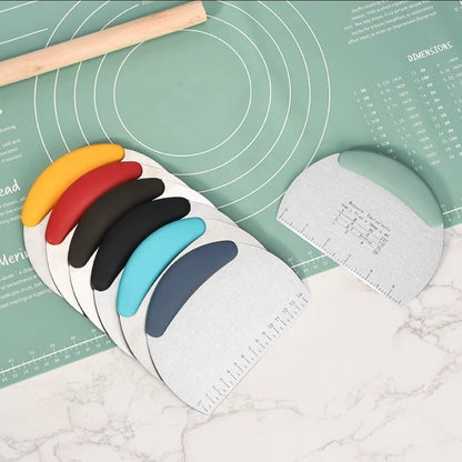 Pro Stainless Steel Dough and Pastry Scraper