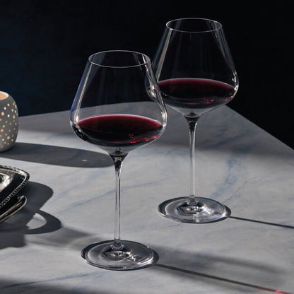 Burgundy Tulip-Shaped Wine Glass – 730ml 2PCs