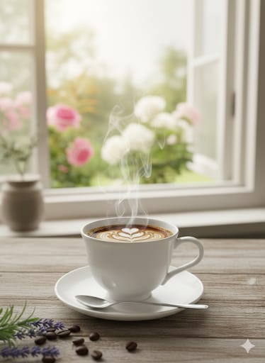 Classic White Ceramic Cup & Saucer Set 6PCs