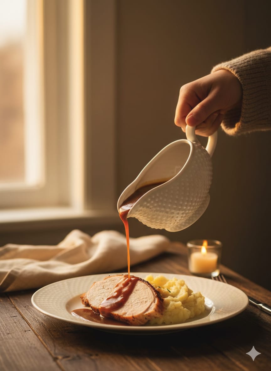 Luxury Textured Ceramic Sauce Server