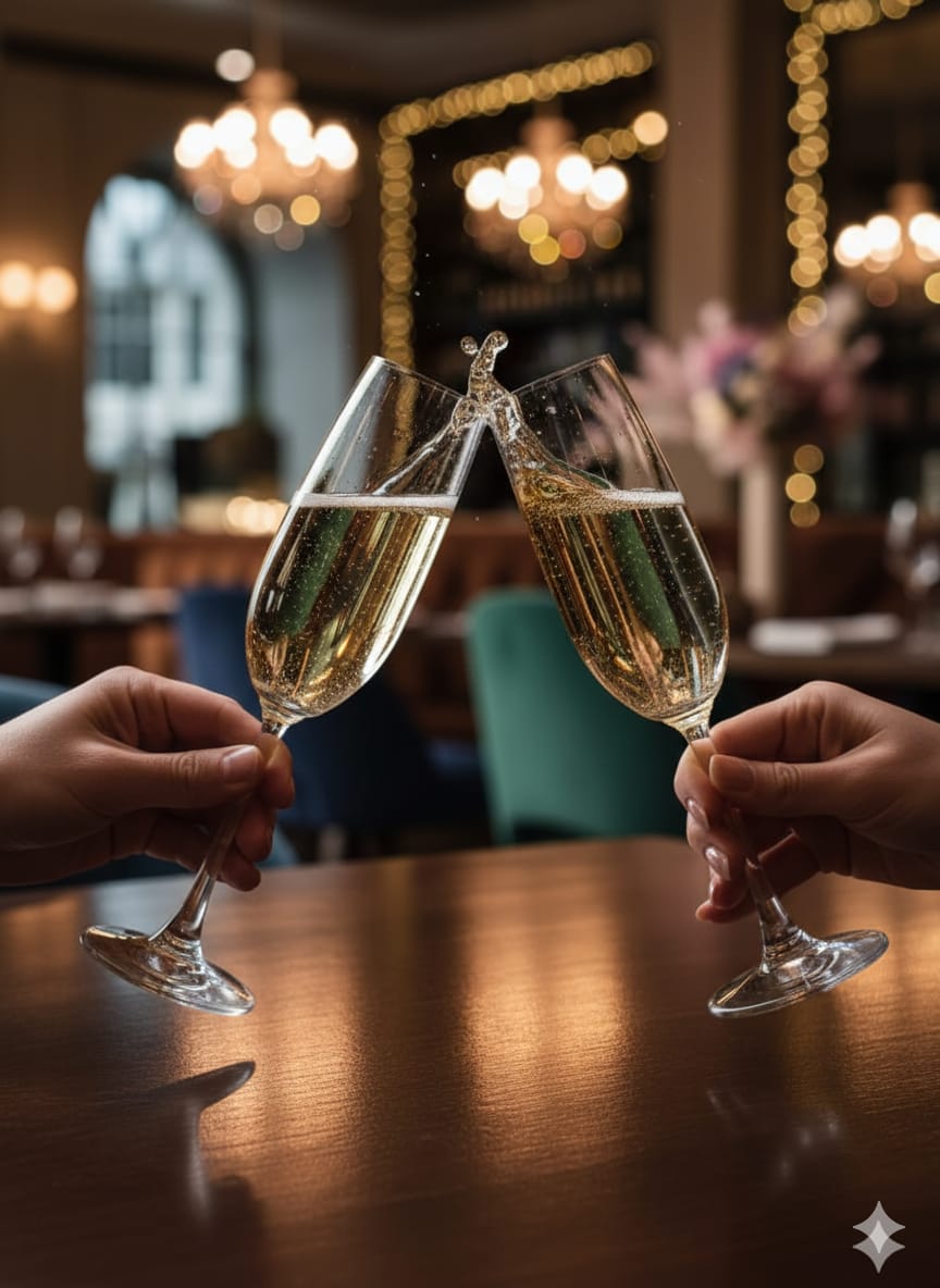 Premium Champagne Glass Set – 6 Pieces