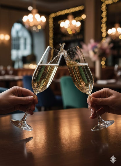 Premium Champagne Glass Set – 6 Pieces