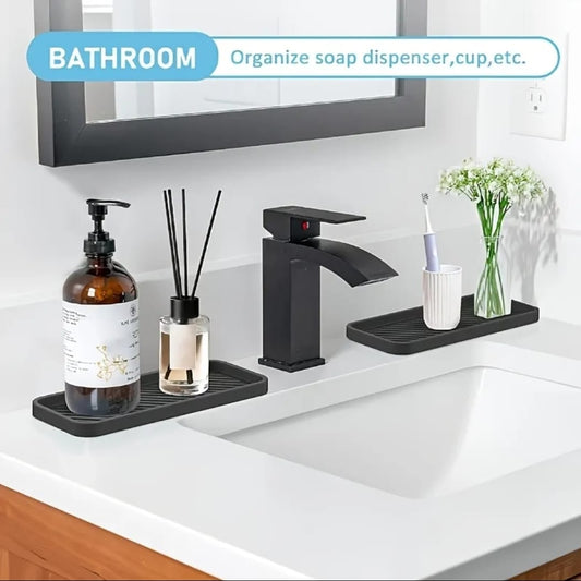 Silicone Sink Protector and Bathroom Tray
