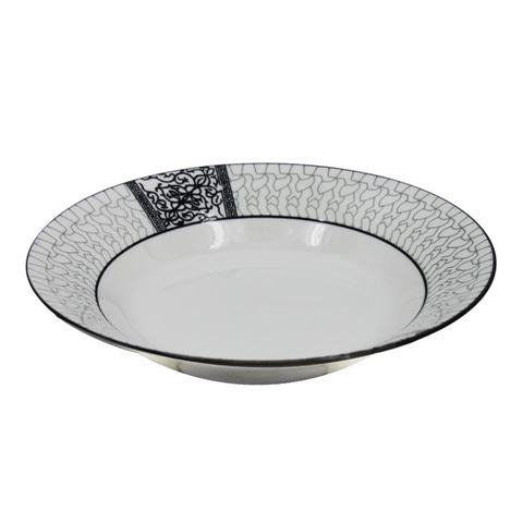 Mesh V-Shaped Soup/Dinner Plate – 9 Inch 1PC