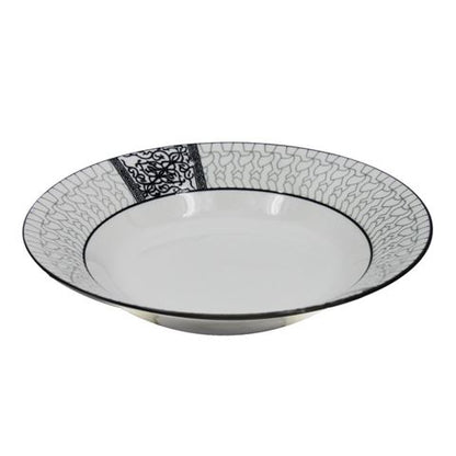 Mesh V-Shaped Soup/Dinner Plate – 9 Inch 1PC