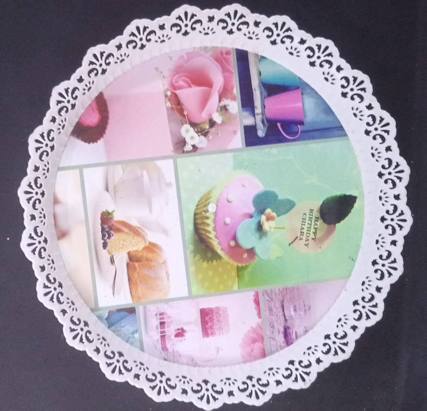 White Plastic Round Tray 1PC