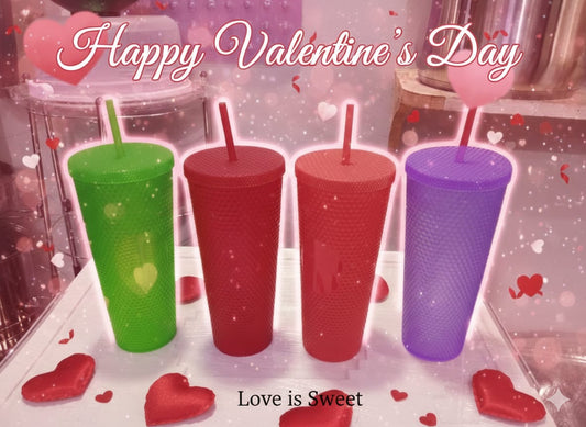 Plastic Tumblers with Straw – Reusable & Spill-Proof