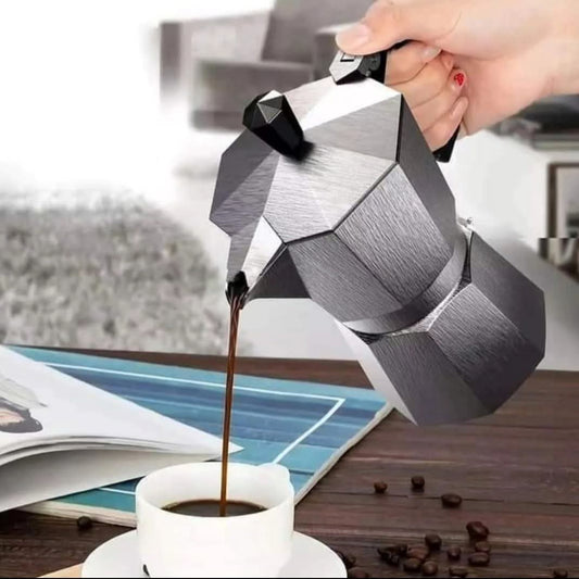 600ml Aluminium Coffee Percolator – 12-Cup Coffee Maker
