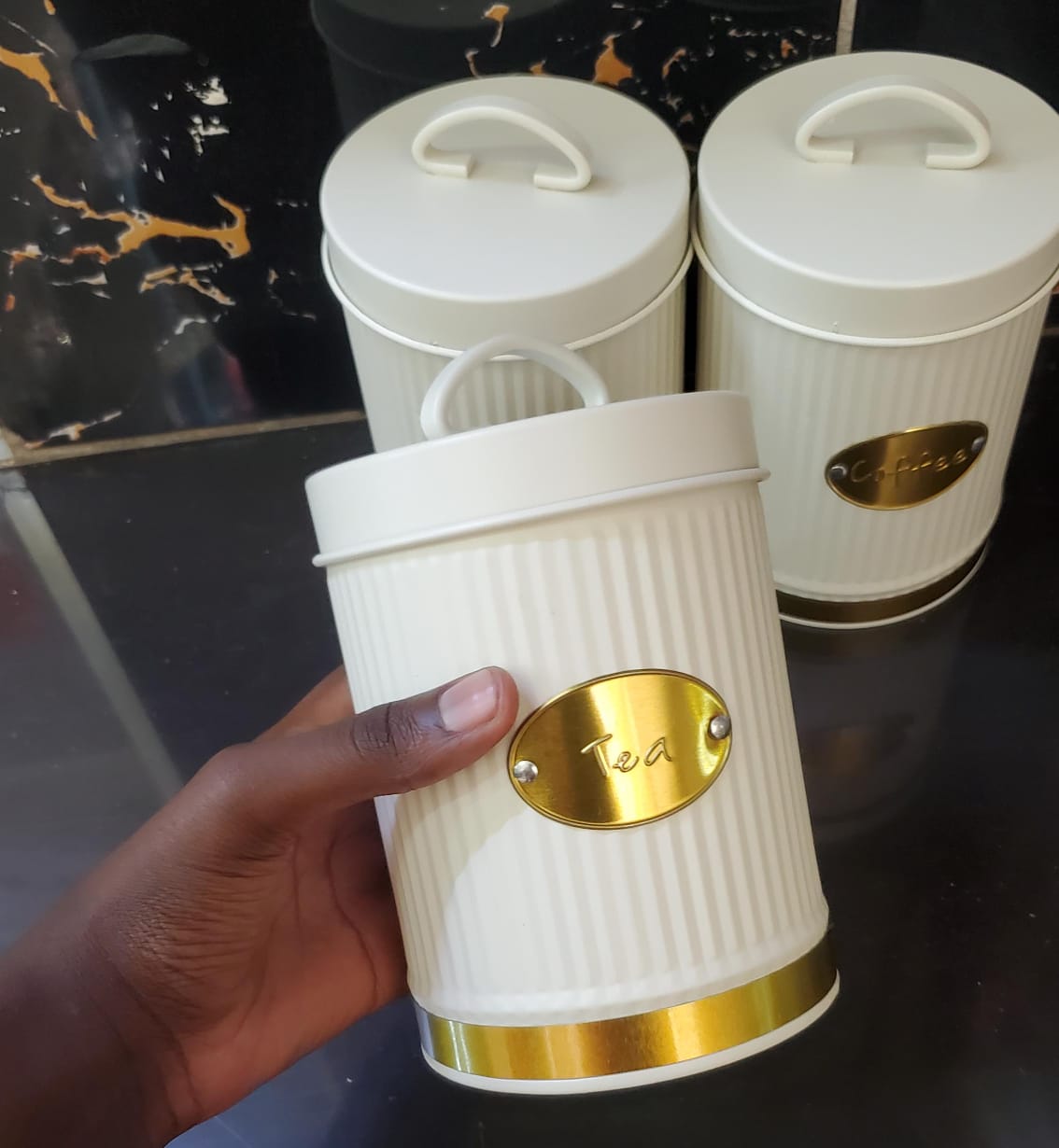 3pc Alloy Canister Set