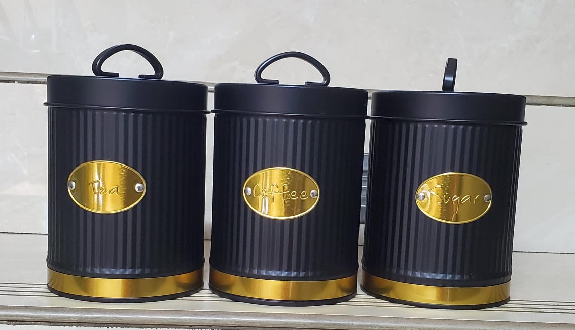 3pc Alloy Canister Set