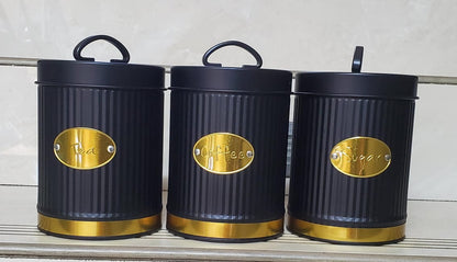 3pc Alloy Canister Set