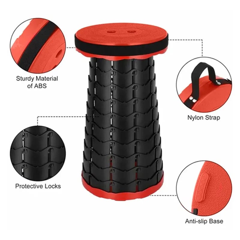 Portable Retractable Folding Stool