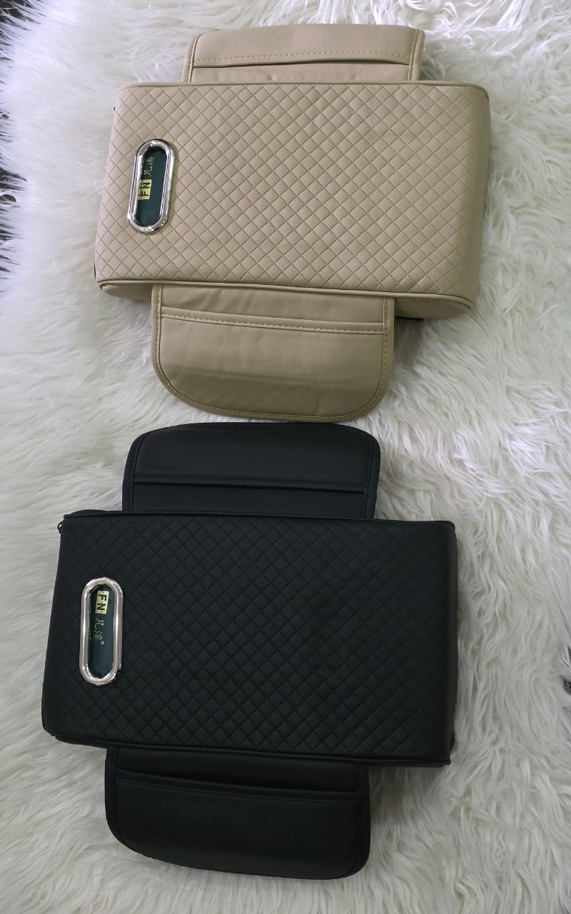 Universal Car Armrest with Tissue and Side Storage