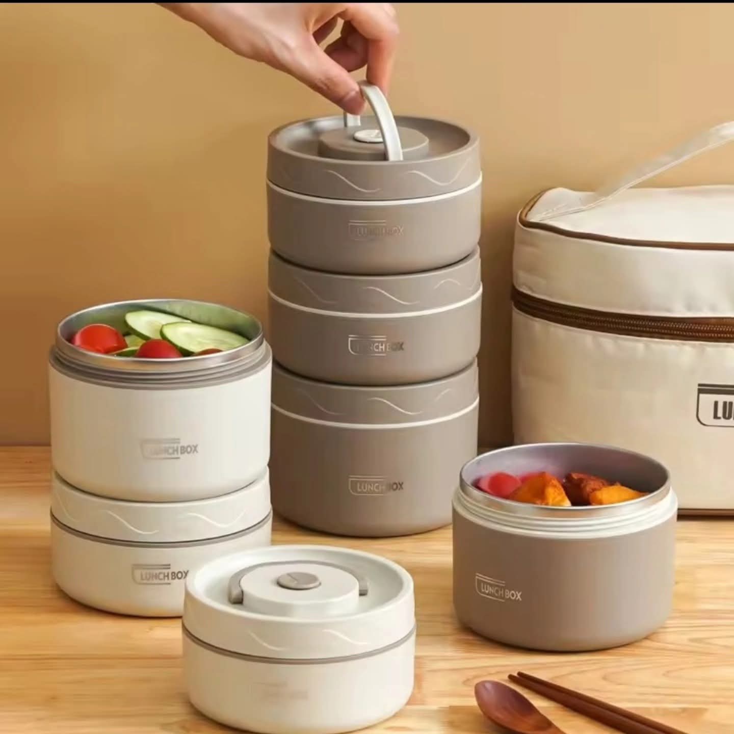 4-in-1 Insulated Lunch Set with Bag