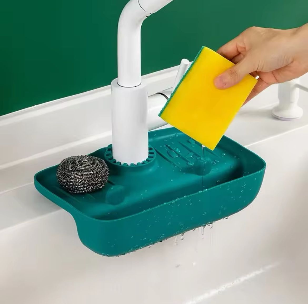 Kitchen Sink Mat with Slope Design