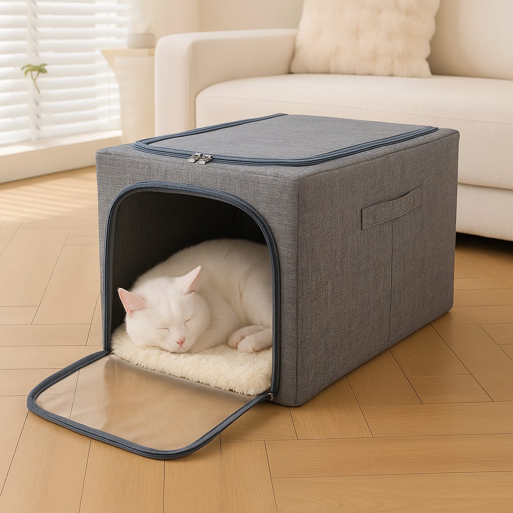 56L Foldable Zipped Closet Organizer