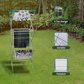 3-Tier Folding Airer Drying Rack