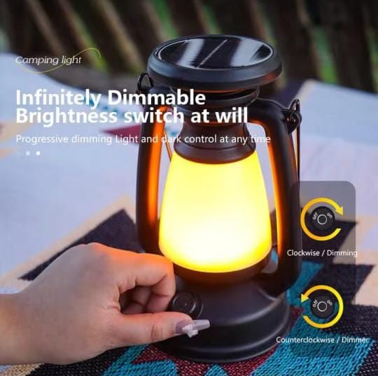 Solar Retro Lamp