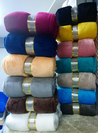Plain Fleece Blanket (6×6)