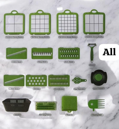 22-Piece Vegetable Cutter & Slicer Set
